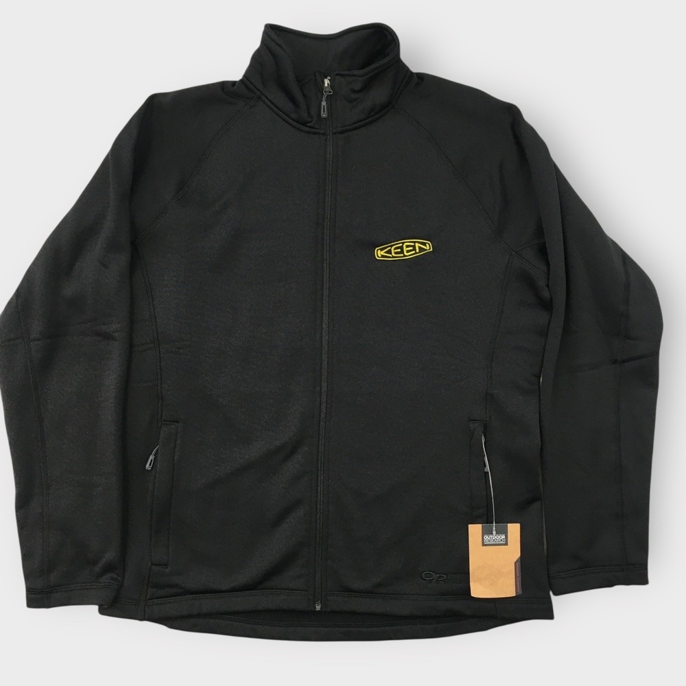 Outdoor Research Women's Middle Fork Full Zip Fleece Jacket Black XL Warm KEEN